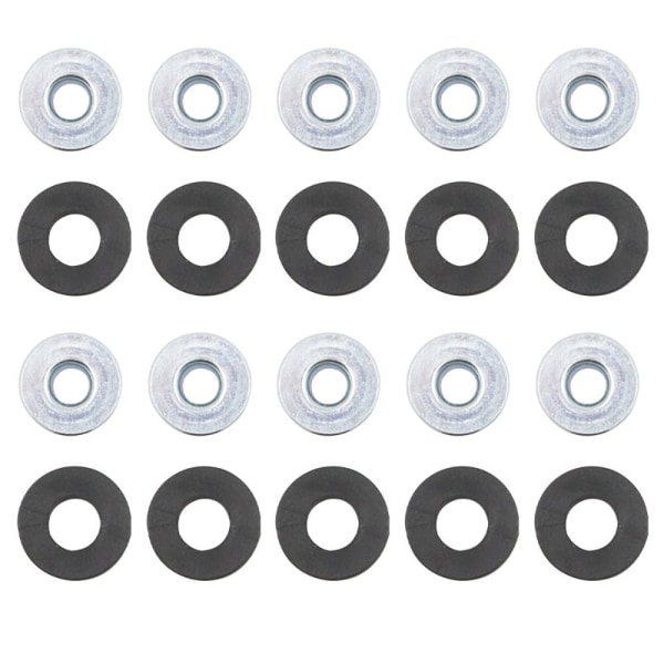 10 stk. Cowling Gummi Pakning Fairings Pakning Gummi Grommets Kit