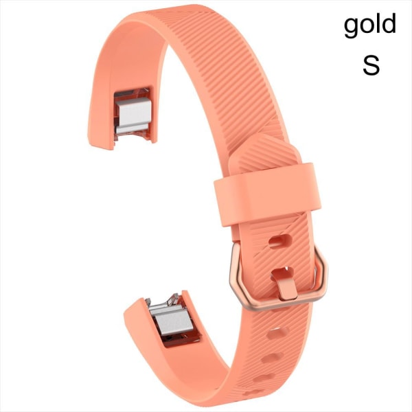 för Fitbit Alta / Alta HR Silikon watch GOLD S gold S