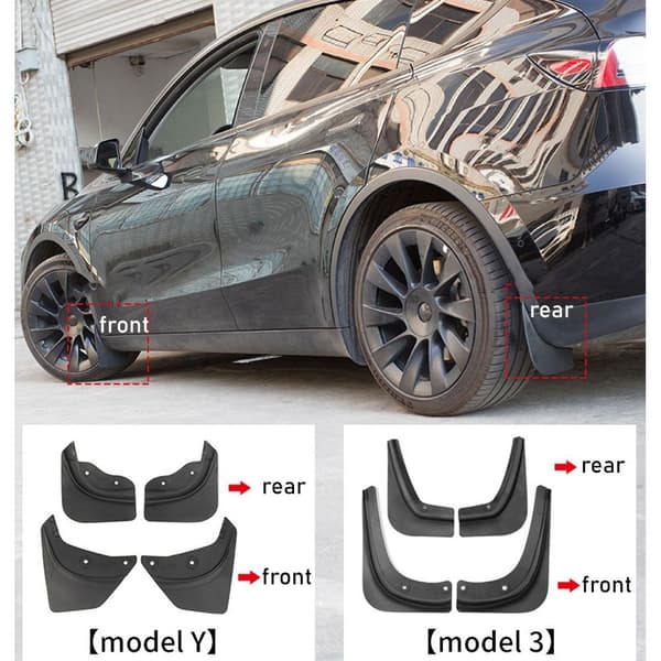 4 stk. skærme forreste baghjul TIL MODEL 3 TIL MODEL 3 For Model 3