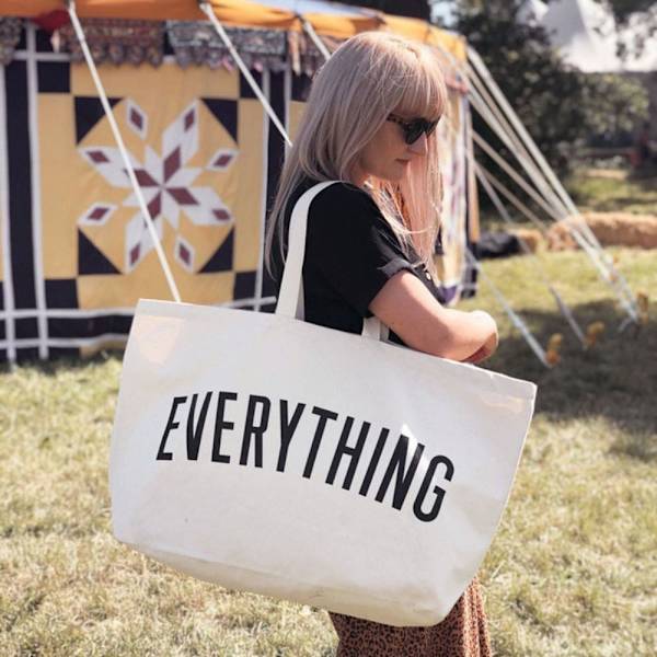 Big Tote Laukut Canvas Käsilaukut MUSTA black