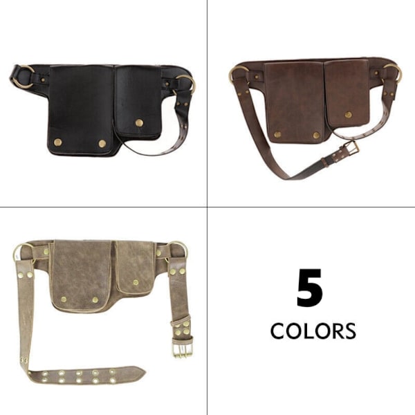 Midjepaket Bälte Axelväska KHAKI KHAKI Khaki