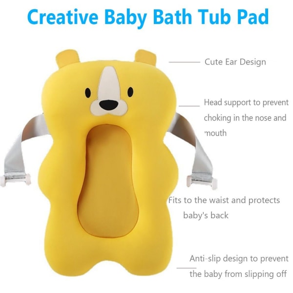 Baby Bath Tub Pad Badekar Sete GUL TIGER GUL TIGER Yellow Tiger