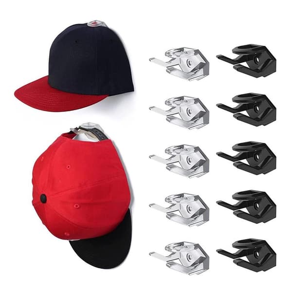 8ST Hattkrok Cap TRANSPARANT Transparent