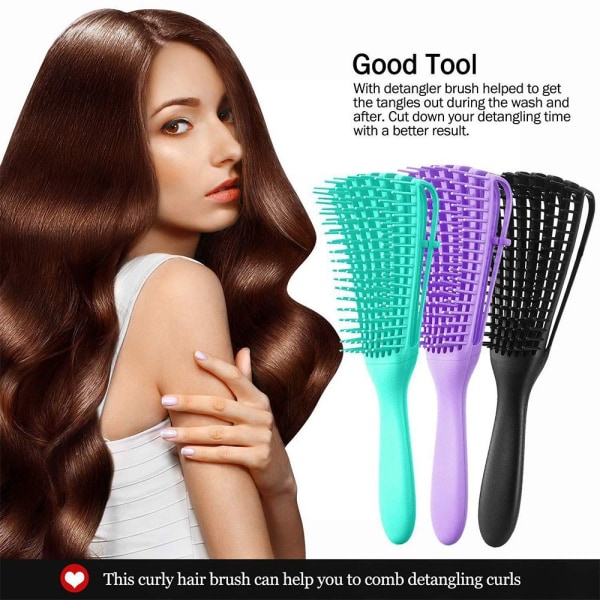 Detangling Brush Hårmassager för hårbotten ROSA pink