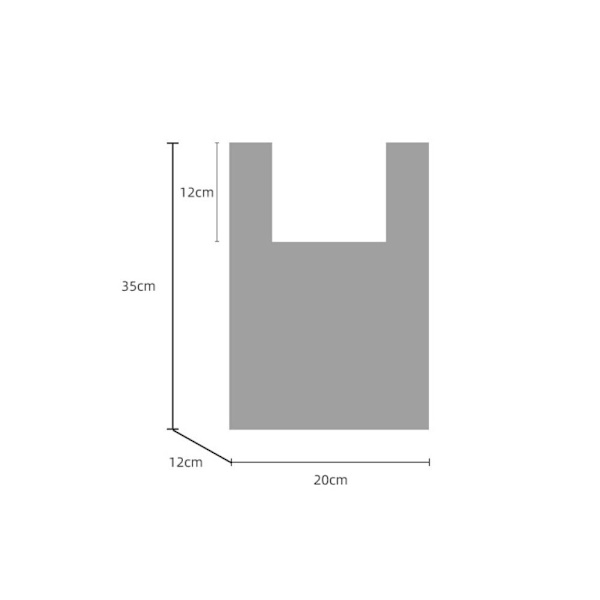 Stickad handväska tygväska 3 3 3
