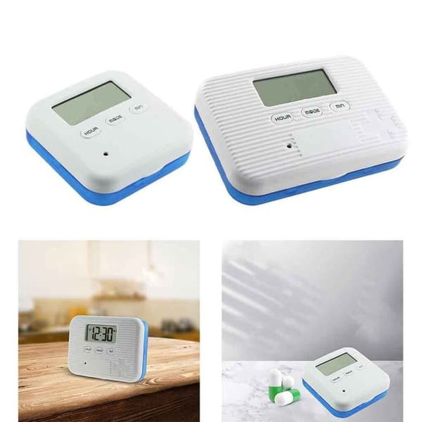 Elektronisk Pill Reminder Pill Dispenser 4 GRID 4 GRID 4 Grid
