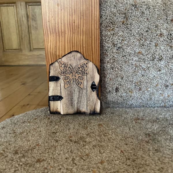 Fairy Gnome Fairy Door i miniatyr E E E
