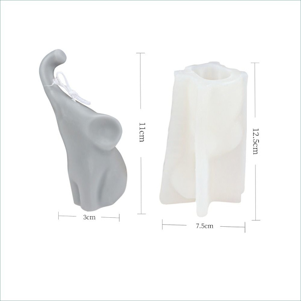 Långnosig form 3D form 1 1 1