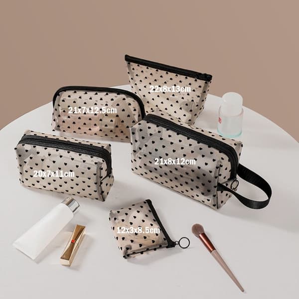Kosmetisk taske Makeup-taske SORT 2 2 black 2-2