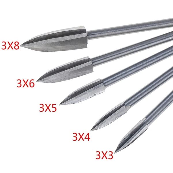 Tregravering Drill Bit Trebearbeiding Drilling Carving Gravering