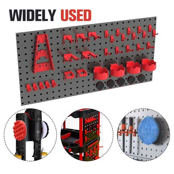 5ST Garage Pegboard Krok Pegboard Krokar Sprayflaskkrokar