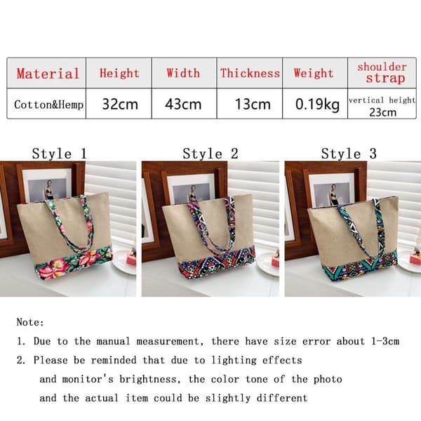 Skuldertaske Tote Bag 3 3 3