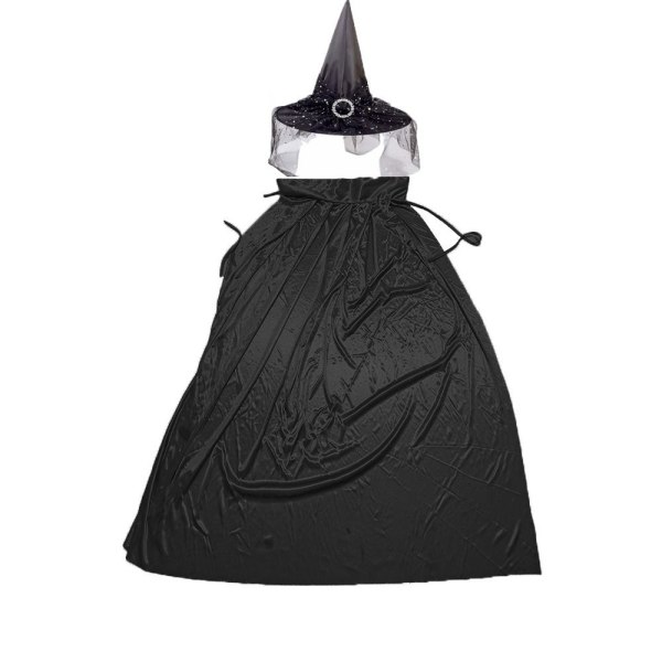Halloween Witch Cape Witch Cape sæt 1 1 1