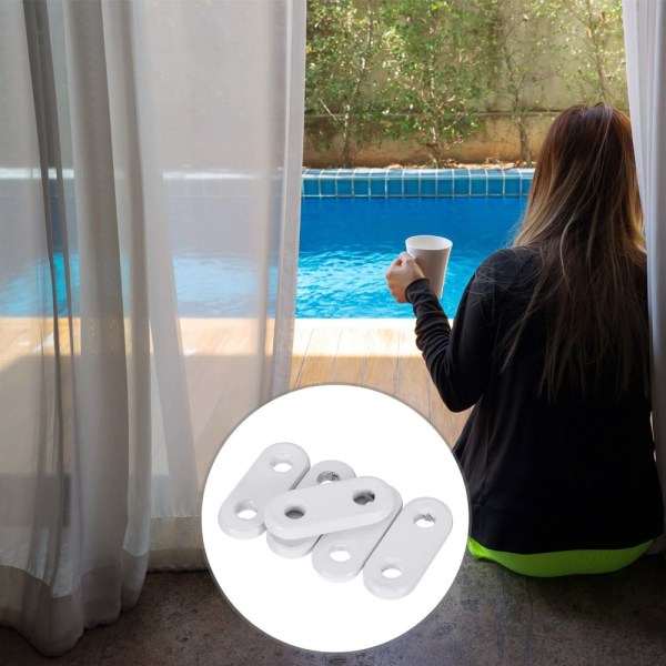 30 kpl Verhopainot Pöytäliinapainot Verhojen painot White 30 Pcs-30 Pcs