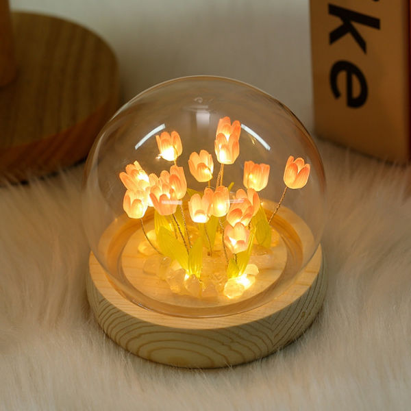 Tulip Night Light lämpökutistuva kalvo KELTAINEN 16 KPL TULPAP 16 KPL Yellow 16PCS Tulip-16PCS Tulip
