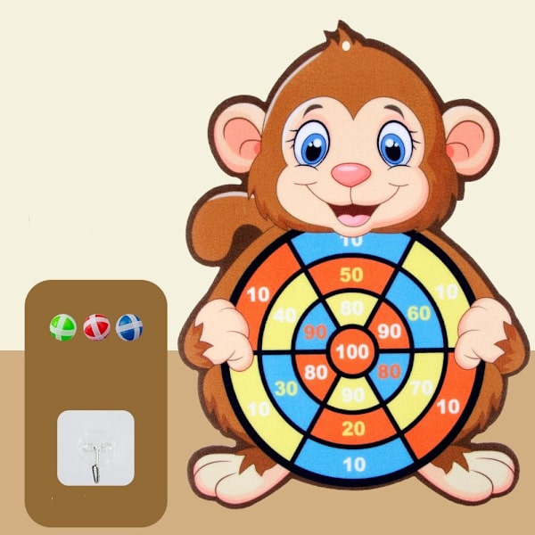 Animal Dart Board Aritmeettinen lelu MONKEY MONKEY monkey