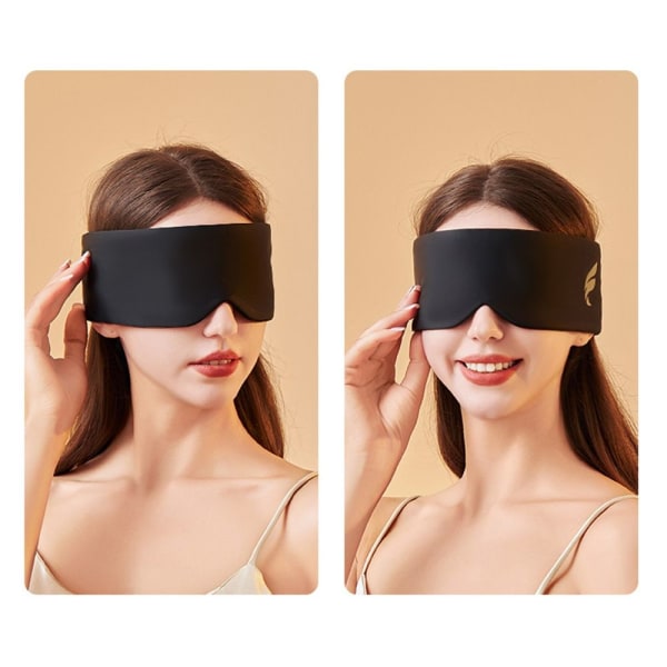 Sleep Eyemask Ljudisolerad öronmask SVART A A Black A-A