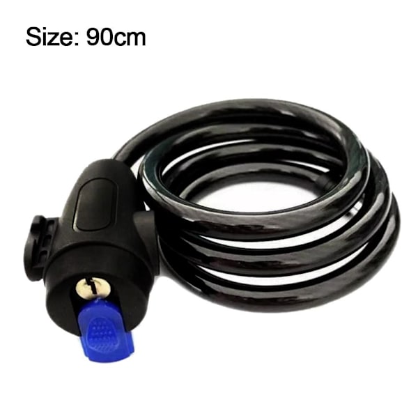 90 cm motorsykkel hengelås sykkelkjedelås tyverisikring Black