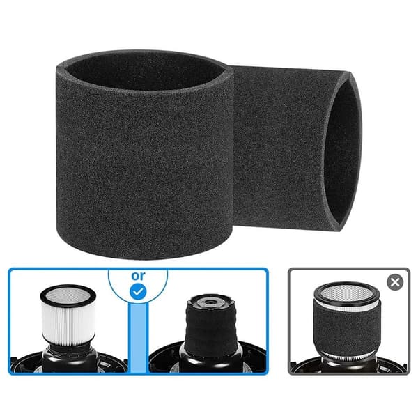 Udskiftning af skumhylsterfilter Udskift dele