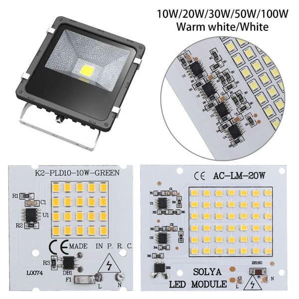 LED Chip Perler Smart IC HVID 30W 30W white 30W-30W