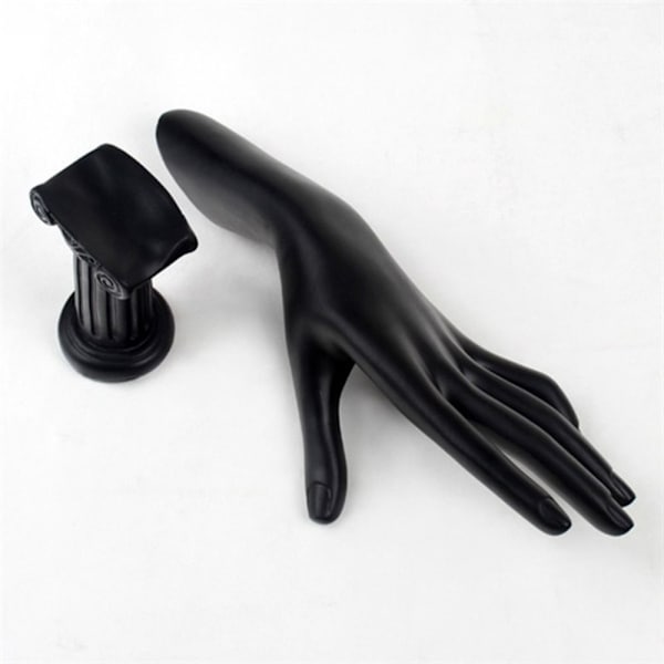 Hand Ring Display Stand Smykke Organizer SORT Black