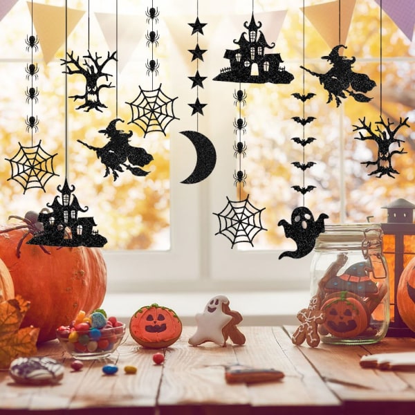 Halloween-riippuva banneri riippuva koriste-oviripustin