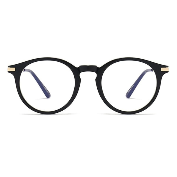 Anti-blått ljus läsglasögon Runda glasögon LEOPARD PRINT Leopard print Strength 250