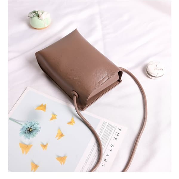 Læder håndtasker Crossbody tasker KHAKI khaki