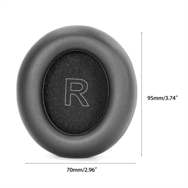 1 par öronkuddar för Anker Soundcore Life Q30 / Q35 Blue