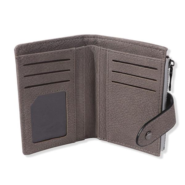 Folding Small Portemonnee Korthållare Väska SVART black