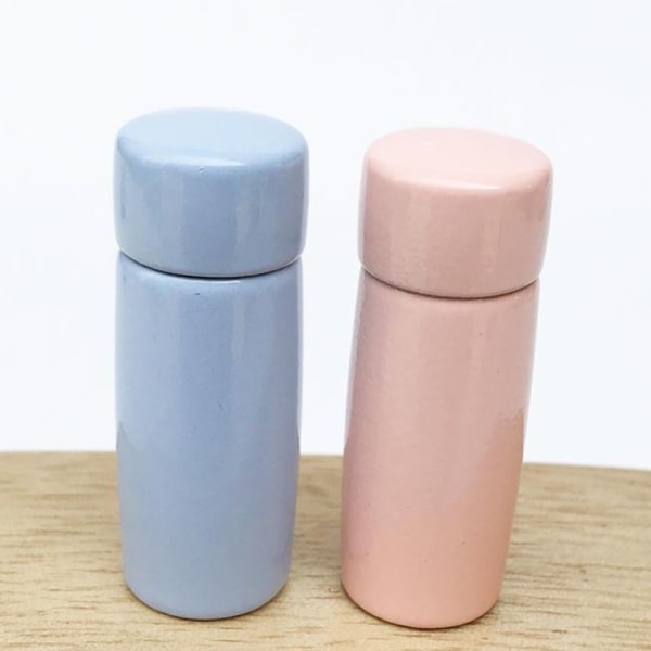 1:6 Dukkehus Cup højvakuum kop PINK Pink