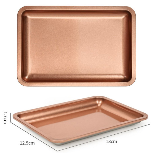 1st Kosmetisk förvaringsbricka Nail Art Equipment Plate BLÅ BLÅ blue