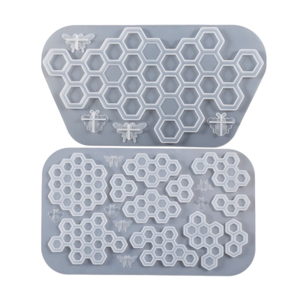 Honeycomb Forme Nøglekæde Form 1 1 1