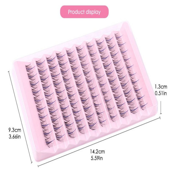 Yksilölliset ripset Cluster Lashes 04 04 04