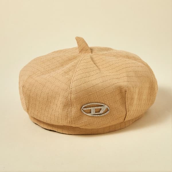 Basker Hattar Fransk Cap CAMEL camel