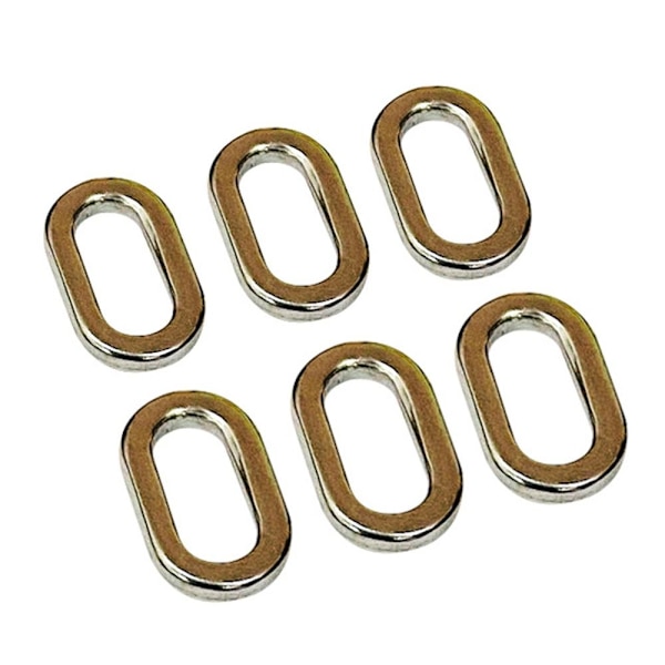 50stk Fiskelokkekobling Fiske Solid Ring XS XS