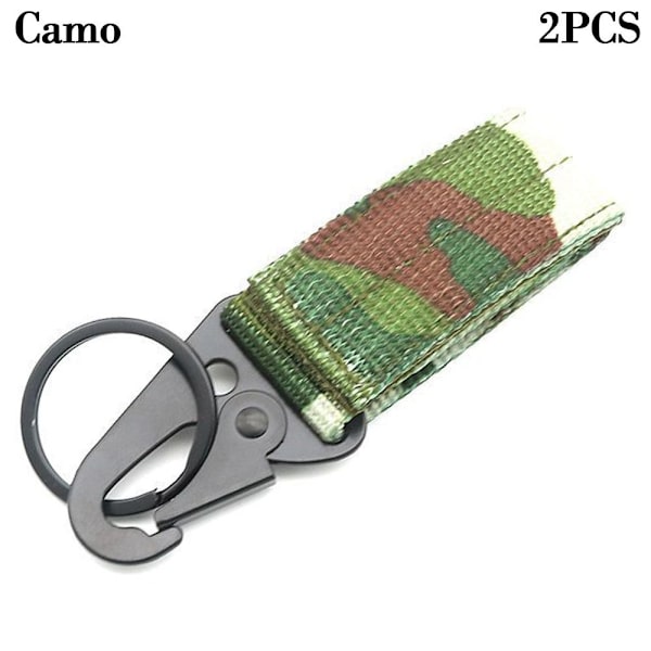 2st Webbing Hängande Spänne Nyckelring CAMO Camo