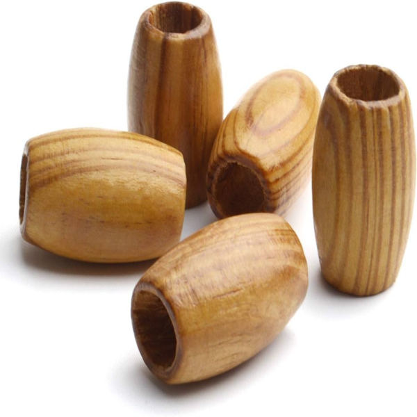 Puiset välihelmet Soikeat helmet Tube Beads