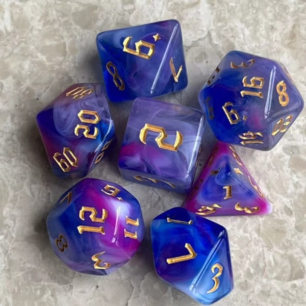 7kpl/ set Polyhedral Dice Dice Games 7 7 7