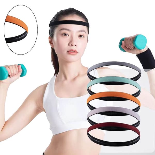 Yoga-hårbånd med elastisk pandebånd 2 2 2