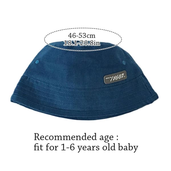 Børne Bucket Hat Sun Cap SORT Black