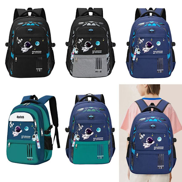 Børne Astronaut Rygsæk Børne Rygsæk NAVY LARGE navy large