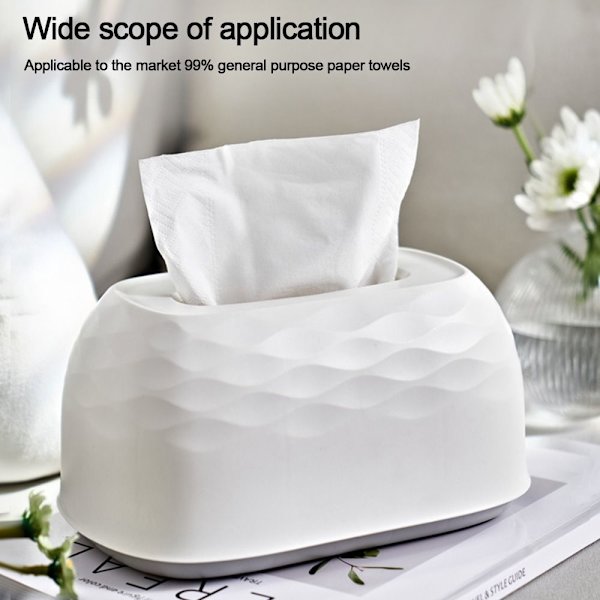 Tissue Box Serviettholder HVIT white