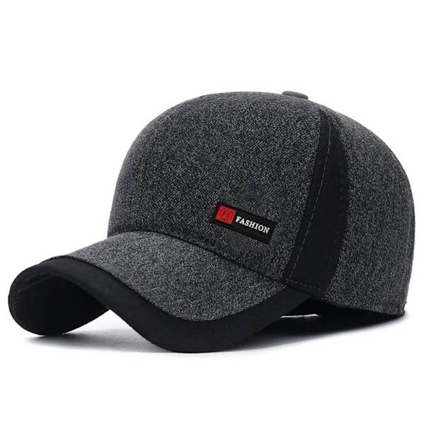 Vinterhattar Cap för män GRÅ Grey