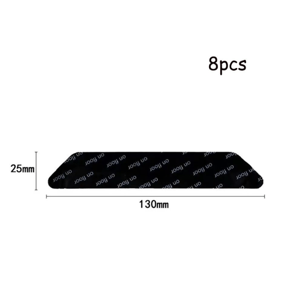 Sklisikkert klistremerke Teppefeste SVART MAKROTRAPESOID black macrotrapezoid-macrotrapezoid