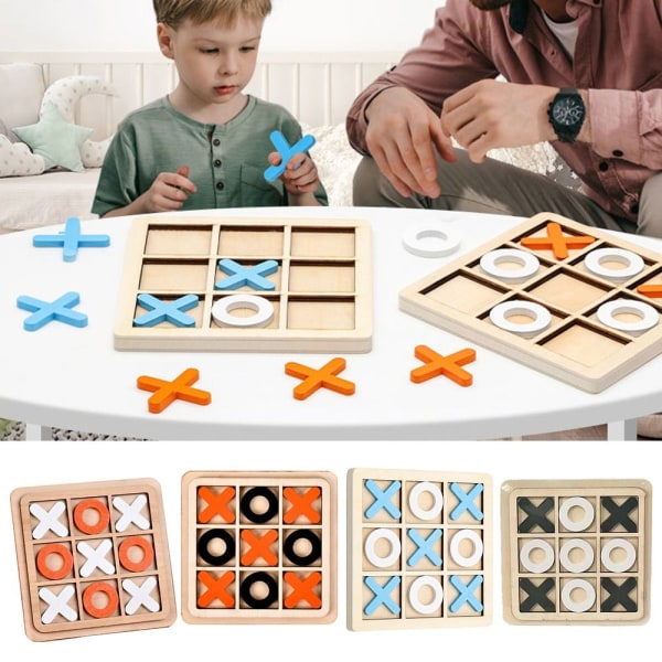 Tic Tac Toe brætspil 4 4 4