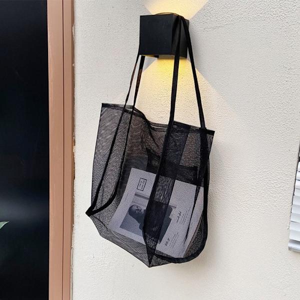 Mesh Axelväska Handväska VIT white