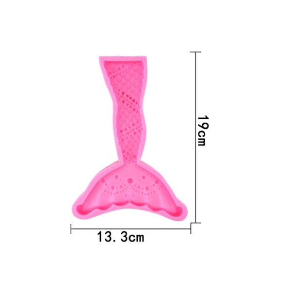Silikone Mermaid Tail Forms Mermaid Tail Forms til chokolade