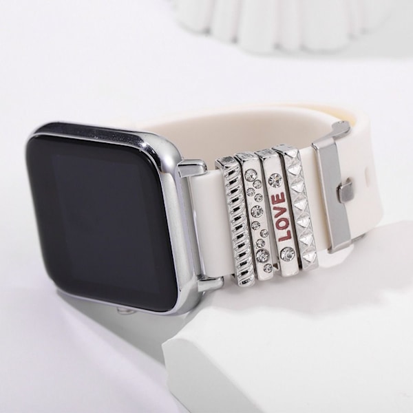 Watch Band Ornament Dekorativ Ring GULD Gold