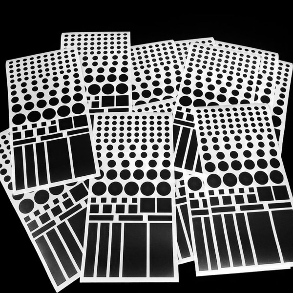 10 STK Auto Stickers Blackout Stickers A(FULD SHADING) A(FULD A(full shading)